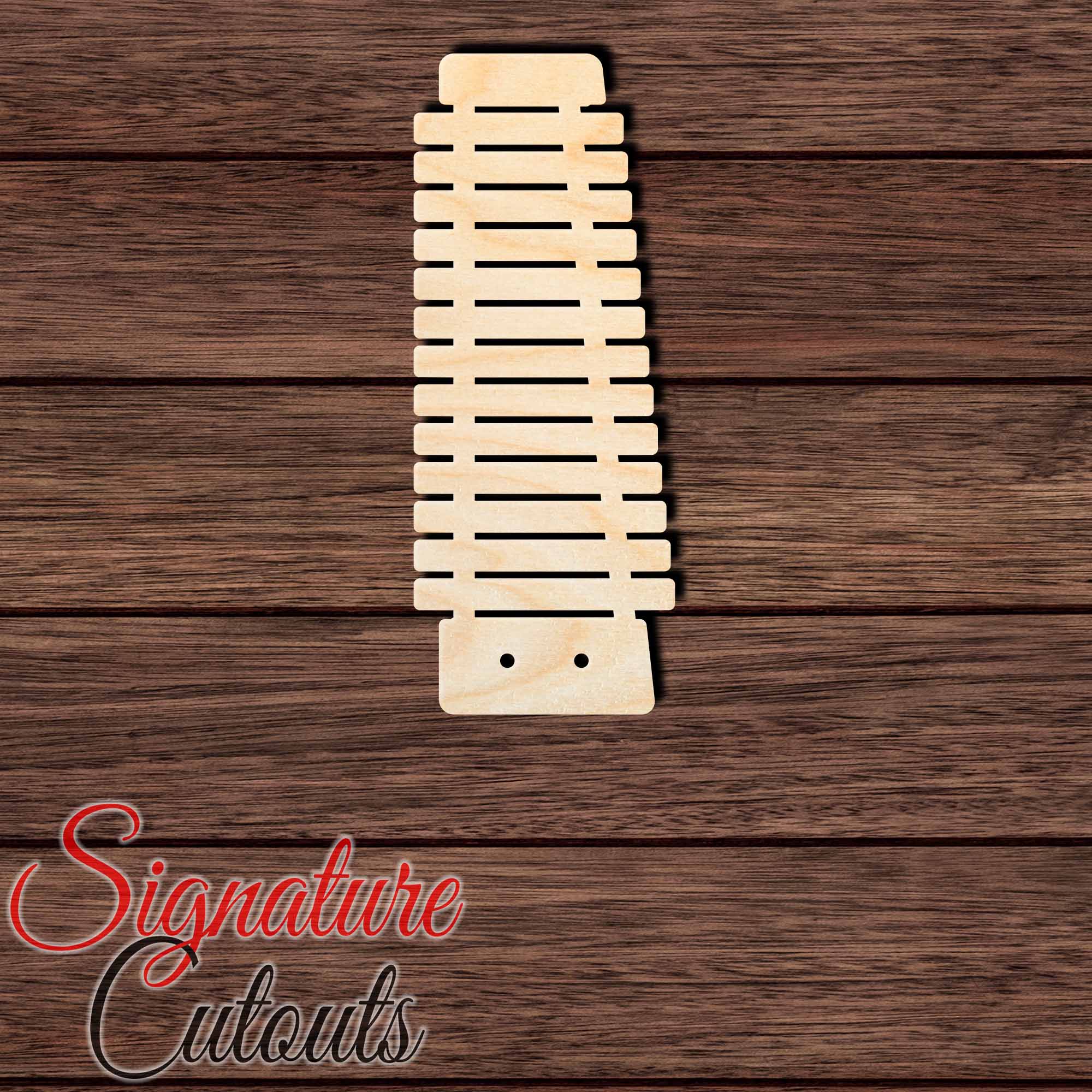 Xylophone 002 Shape Cutout in Wood, Acrylic or Acrylic Mirror - Signature Cutouts
