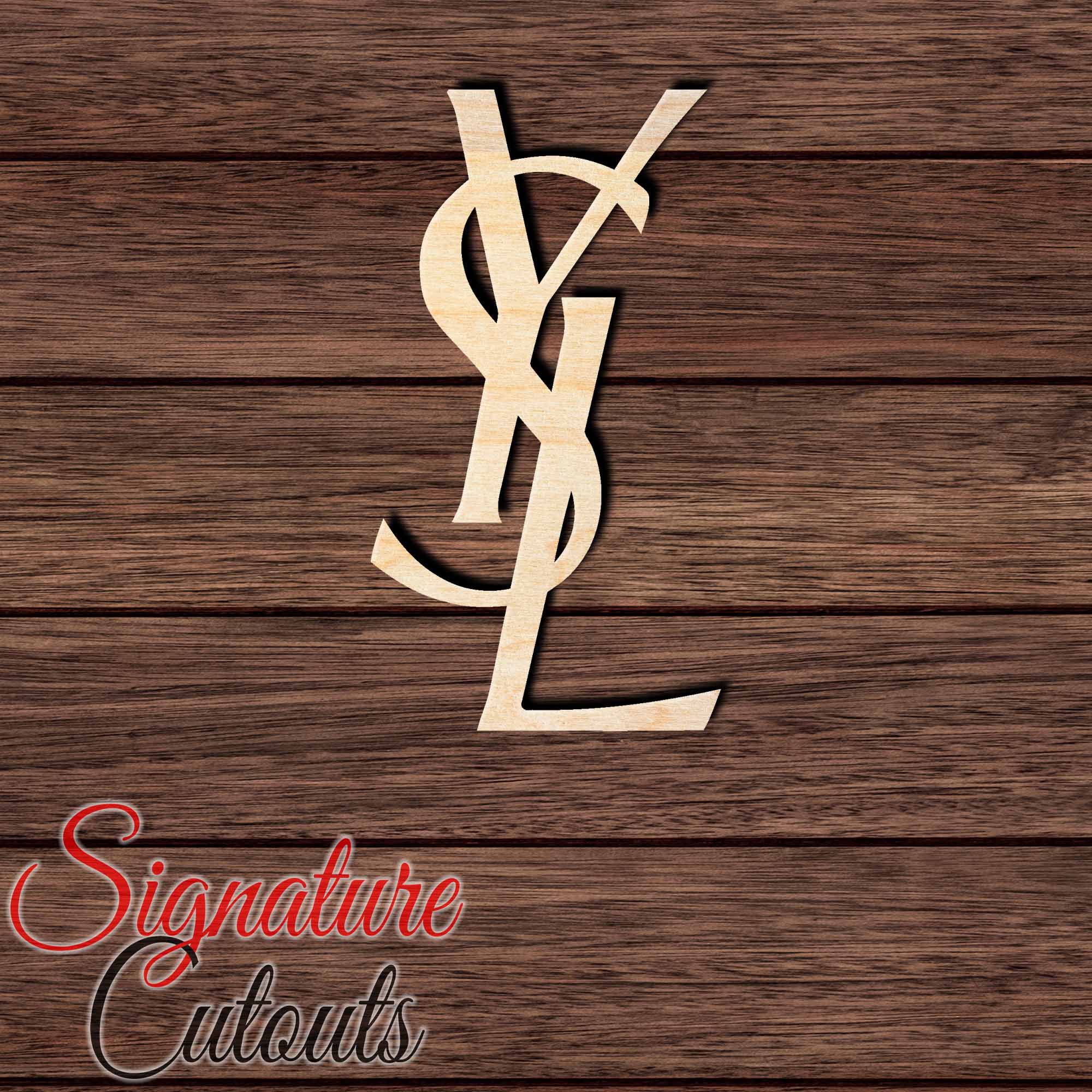 YSL Designer Logo 001 Shape Cutout – Signature Custom Works