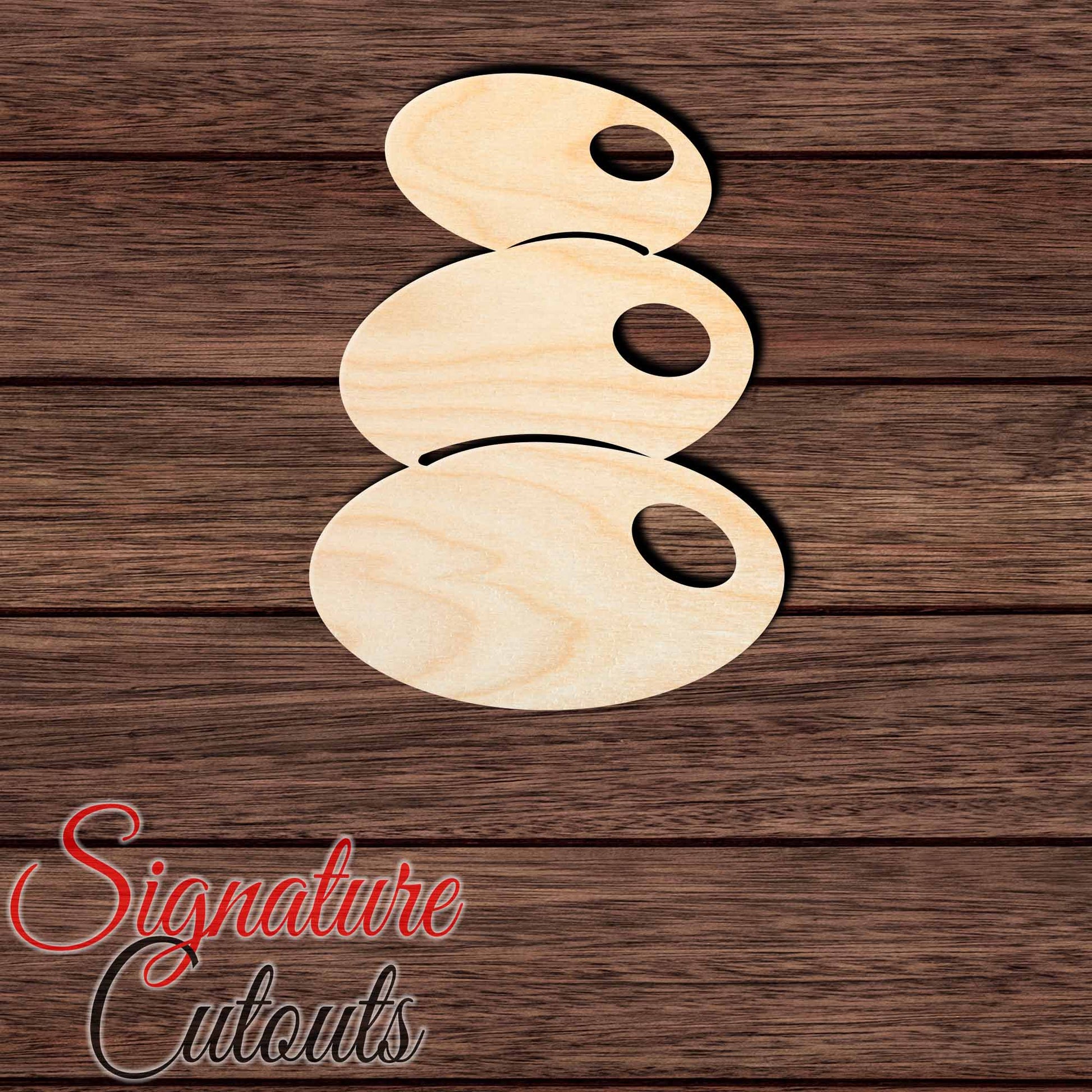 Zen Stones 001 Shape Cutout Craft Shapes & Bases Signature Cutouts 